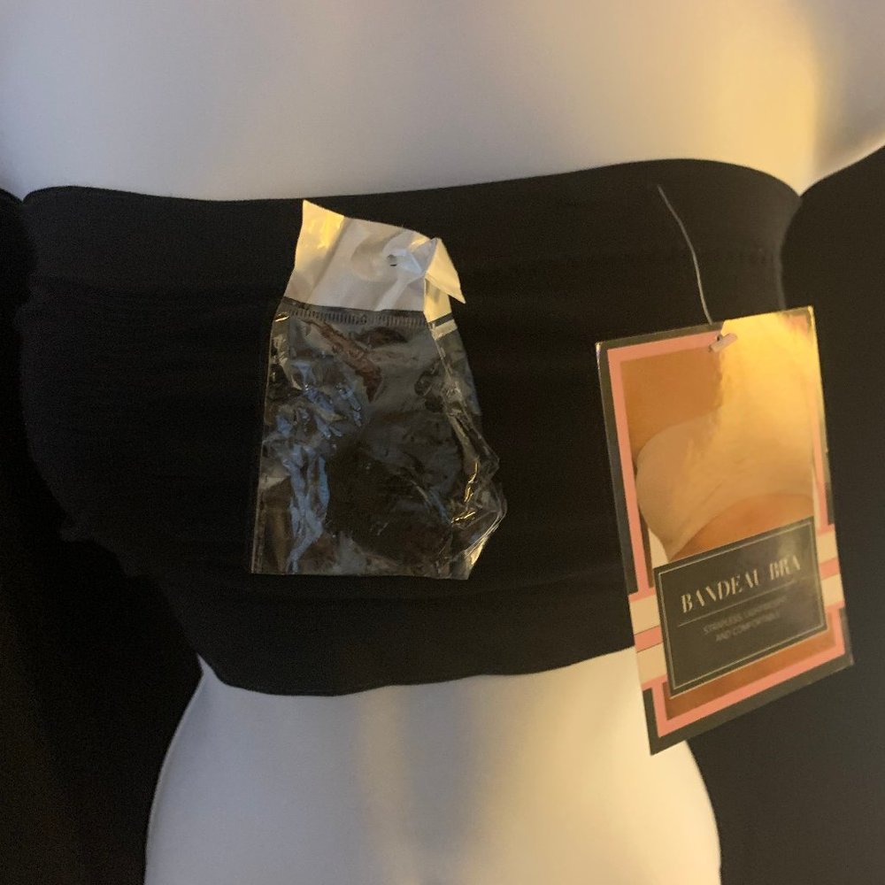Black Bandeau Bra